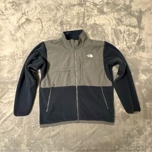 The North Face Denali Men’s XL Full Zip Fleece  Jacket Polartec Gray Blue